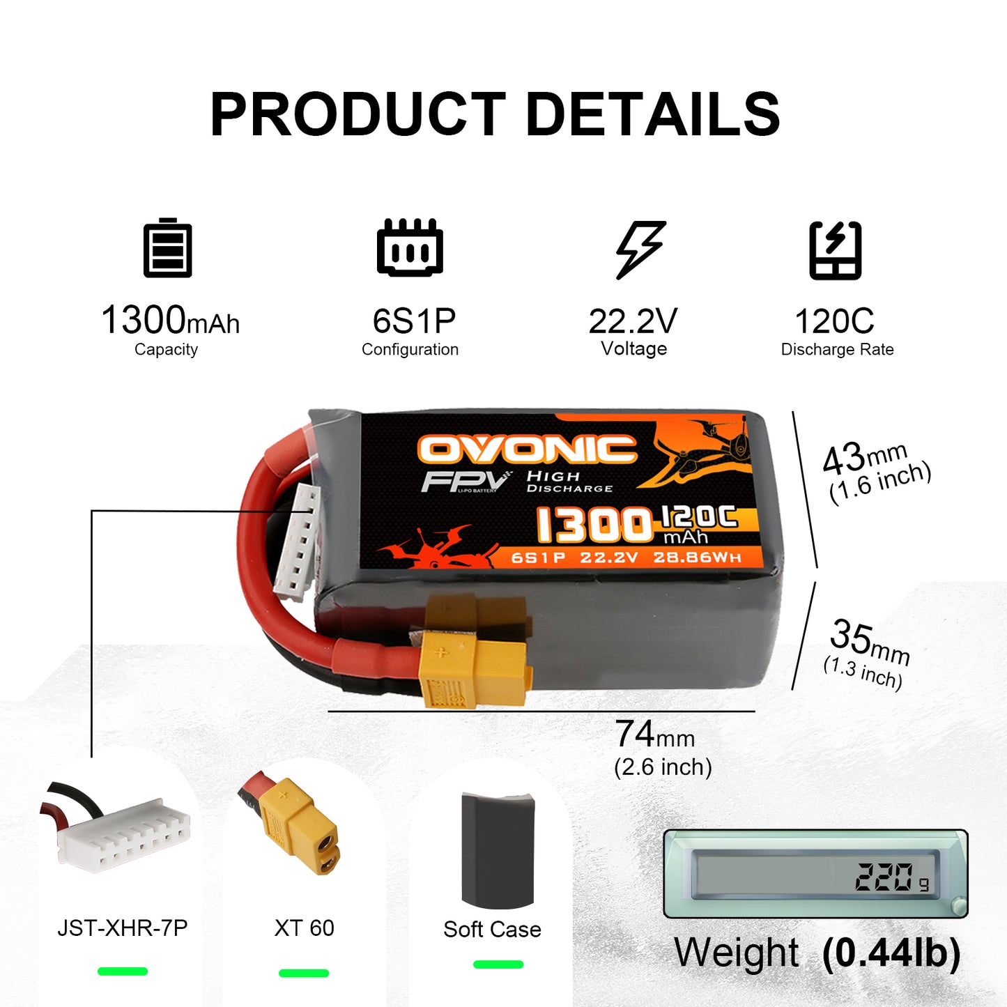 Batterie LiPo OVONIC